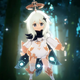 Genshin Impact's new anime style created by ufotable shows a fairy or something I don't know.
